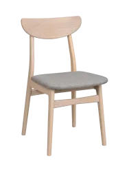 Design Stuhl „Rodham“ aus massivem Eichenholz Rowico