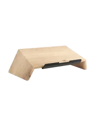 Laptopständer „Wooden“ aus Massivholz Eiche Natural Oakywood