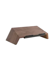 Laptopständer „Wooden“ aus Massivholz Nussbaum Natural Oakywood