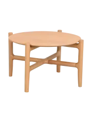 Runder Couch-/Beistelltisch „Holton“ Ø 62 cm - Eiche Natur Rowico