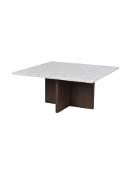 Hochwertiger Marmor Couchtisch „Brooksville“ 90 x 90 cm Rowico