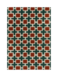 Designer Wollteppich „Hatch Rust“ - handgetuftet SCION