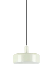 Design Pendellampe „Alessia“ 1-flammig Schwarz, Weiss matt Schuller