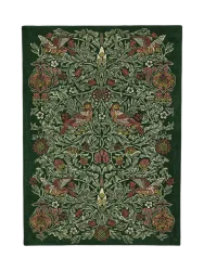 Designer Teppich „Bird“ - handgetuftet, aus 100% reiner Schurwolle Morris & Co