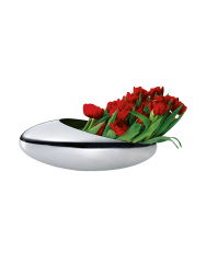 Design Champagnerkühler & Tulpenvase „Cocoon“, Edelstahl hochglanzpoliert Philippi