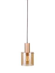 Design Pendellampe „Venize“ 1-flammig Kupfer Schuller