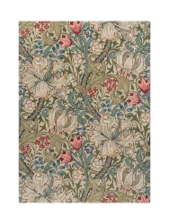 Designer Teppich „Golden Lily“ - handgetuftet, aus 100% reiner Schurwolle Morris & Co