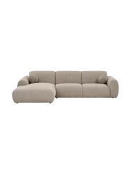 4-Sitzer Design Ecksofa „Clyde“ Olivgrün Chosen by Bloomingloft