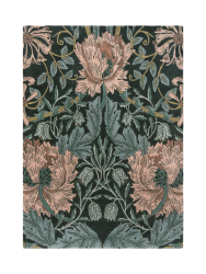 Designer Teppich „Honeysuckle & Tulip“ - handgetuftet, aus 100% reiner Schurwolle Morris & Co