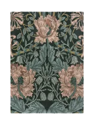 Designer Teppich „Honeysuckle & Tulip“ - handgetuftet, aus 100% reiner Schurwolle Morris & Co