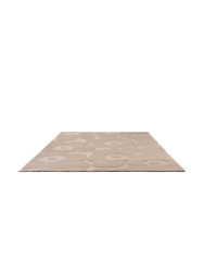Handgetufteter Designer Teppich „Unikko Beige“ aus 100% Wolle, verschiedene Grössen MARIMEKKO