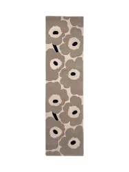 Handgetufteter Designer Läufer „Unikko Greige“ aus 100% Wolle, verschiedene Grössen MARIMEKKO