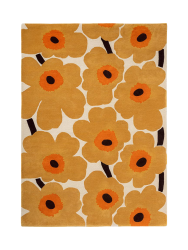 Handgetufteter Designer Teppich „Unikko Honey“ aus 100% Wolle, verschiedene Grössen MARIMEKKO