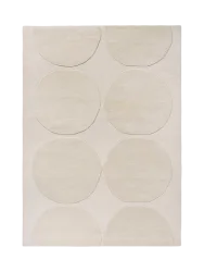 Handgetufteter Designer Teppich „Isot Kivet Natural“ aus 100% Wolle, verschiedene Grössen MARIMEKKO