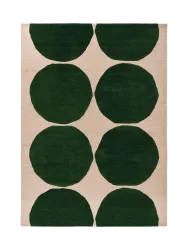 Handgetufteter Designer Teppich „Isot Kivet Green“ aus 100% Wolle, verschiedene Grössen MARIMEKKO