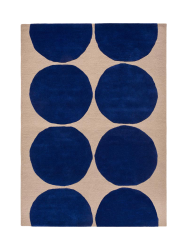 Handgetufteter Designer Teppich „Isot Kivet Blue“ aus 100% Wolle, verschiedene Grössen MARIMEKKO
