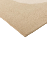 Handgetufteter Designer Teppich „Seireeni Beige“ aus 100% Wolle, verschiedene Grössen MARIMEKKO
