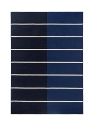 Handgetufteter Designer Teppich „Tiibet Deep Blue“ aus 100% Wolle, verschiedene Grössen MARIMEKKO