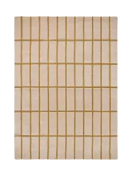 Handgetufteter Designer Teppich „Tiiliskivi Bronze Yellow“ aus 100% Wolle, verschiedene Grössen MARIMEKKO