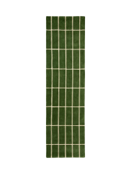 Handgetufteter Designer Läufer „Tiiliskivi Green“ aus 100% Wolle, verschiedene Grössen MARIMEKKO