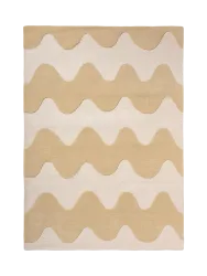 Handgetufteter Designer Teppich „Loki Butter“ aus 100% Wolle, verschiedene Grössen MARIMEKKO