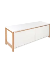 Moderner Schuhschrank und Sitzbank „Northgate“ - 2-türig MR.WOOD