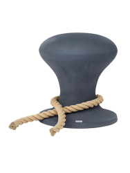 Design Hocker „Hamburger“ mit Segeltau Philippi