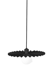 Design Pendellampe „Omega“ Ø 35 cm - Schwarz Globen Lighting