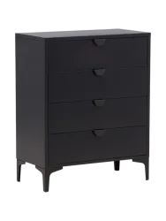 Design Kommode „Piring“ aus Metall Schwarz VE DESIGN