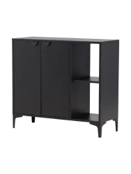 Design Aufbewahrungskommode „Piring“ Schwarz VE DESIGN