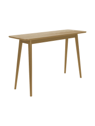 Rechteckiger Konsolentisch „Fabio“ aus Eichenholz White Label by Bloomingloft