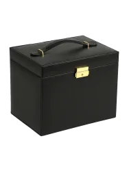 Design Schmuckkoffer „Heritage“ Samt Schwarz WOLF