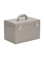 Design Schmuckkoffer „Heritage“ Samt Grau WOLF