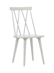 Massivholzstuhl „Mariette“ Hellgrau VE DESIGN