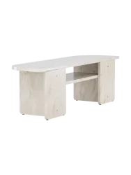 Design Lowboard „Alesund“ 140 x 40 cm Beige marmoriert VE DESIGN