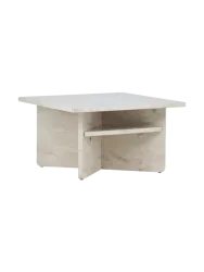 Design Couchtisch „Alesund“ Beige marmoriert VE DESIGN