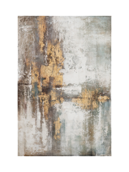 image LAND Bild Abstrakte Farbkomposition in Beige und Gold Gelb | Schubiger Möbel