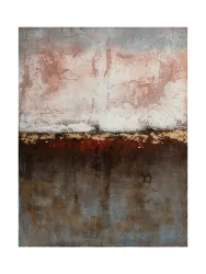 Handgemaltes Bild „Red & Beige“ 115 x 150 cm Crea Collection