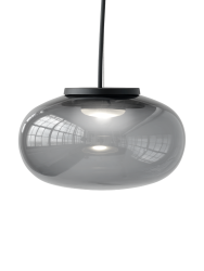 Mundgeblasene LED Design Pendellampe „Karl-Johan“ NEW WORKS