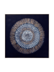 image LAND Bild Mandala Gelassenheit Blau | Schubiger Möbel