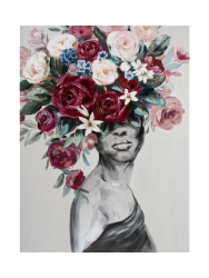 Handgemaltes Bild „Leona“ 90 x 120 cm Crea Collection