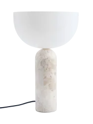 Edle Marmor Design Tischlampe „Kizu“, verschiedene Grössen NEW WORKS