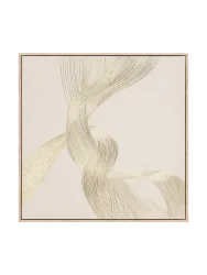 image LAND Bild mit Rahmen Golden Swirl 2  | Schubiger Möbel