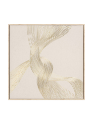 image LAND Bild mit Rahmen Golden Swirl 2  | Schubiger Möbel