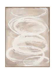image LAND Gemälde Nature Swirls Cream  | Schubiger Möbel