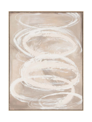 image LAND Gemälde Nature Swirls Cream  | Schubiger Möbel