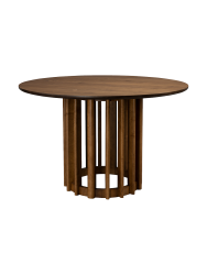 Massiver, runder Design Esstisch „Barlet“ Ø 120 cm Dutchbone