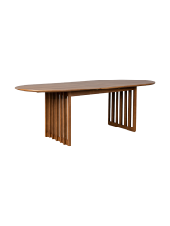 Massiver, ausziehbarer Design Esstisch „Barlet“ 200-240 x 90 cm Dutchbone