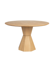 Runder, massiver Design Esstisch „Lotus“ Ø 120 cm Zuiver