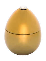 Vergoldete Designer-Duftkerze „Bois de Russie“, Brenndauer 55 Std. Keramik LADENAC MILANO